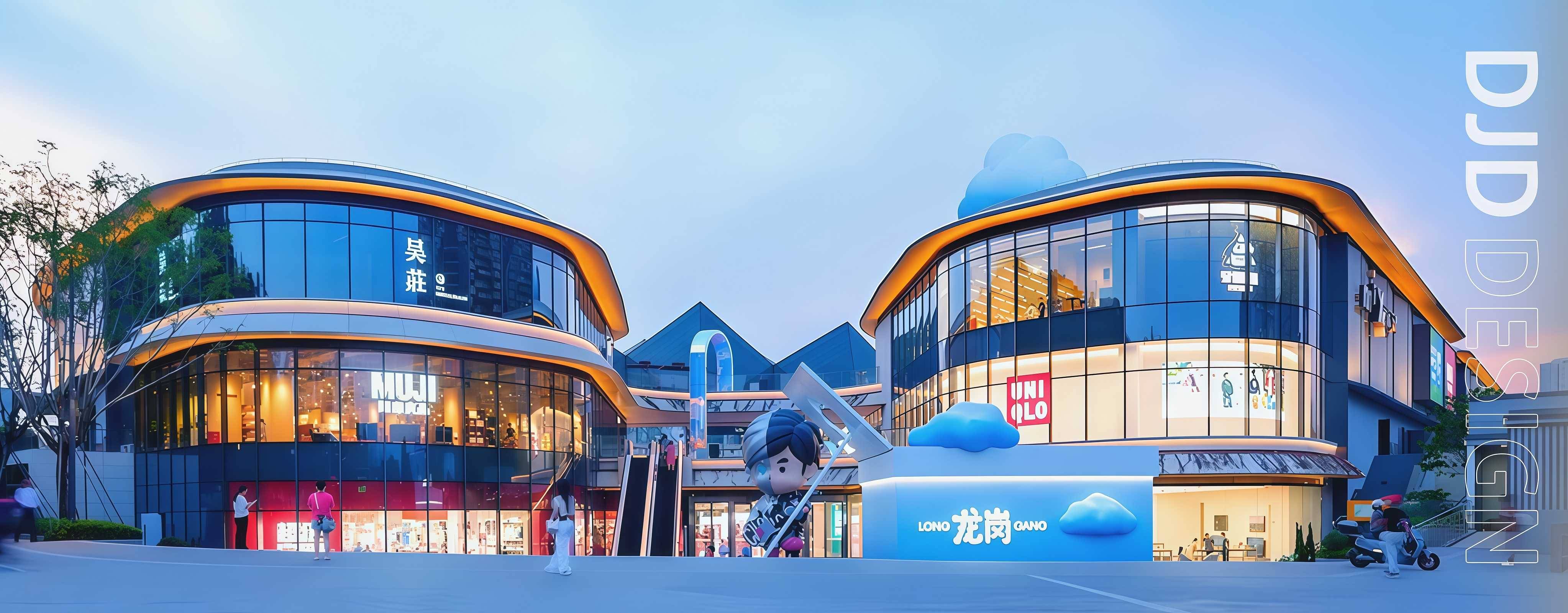 52万㎡可呼吸开放式商业街区