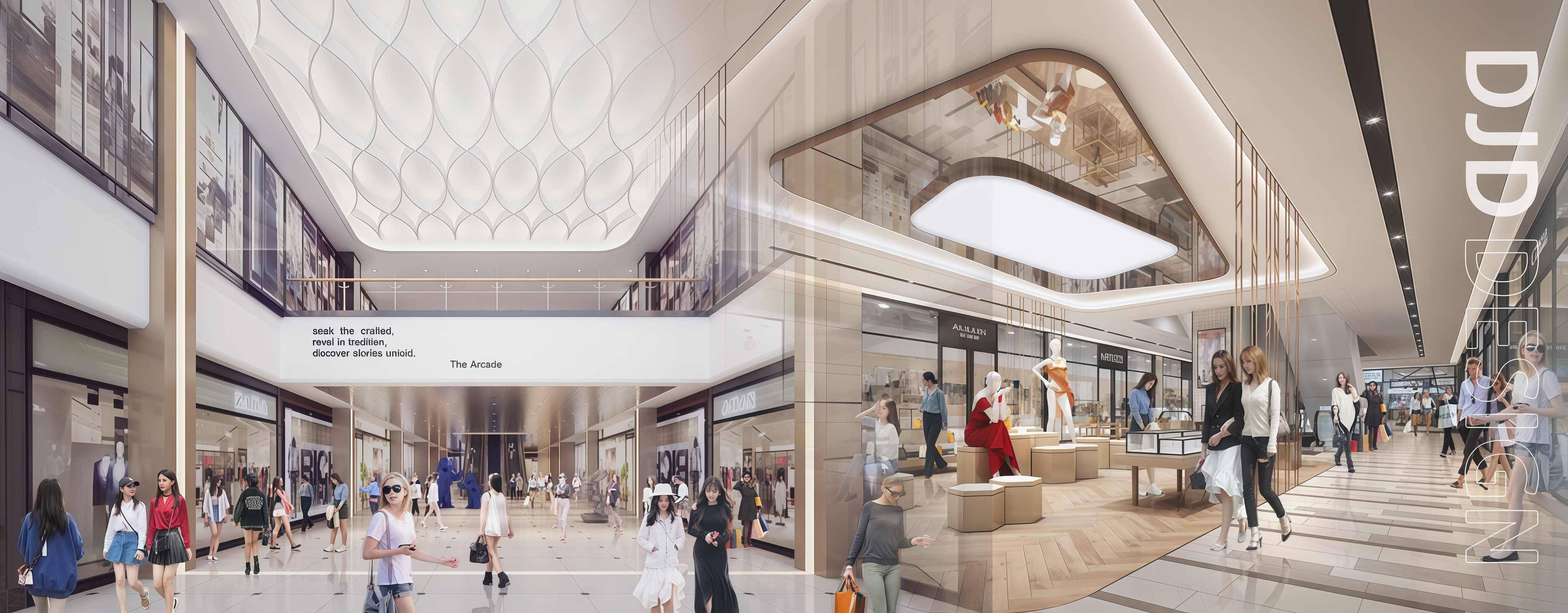 双核心区城市综合体